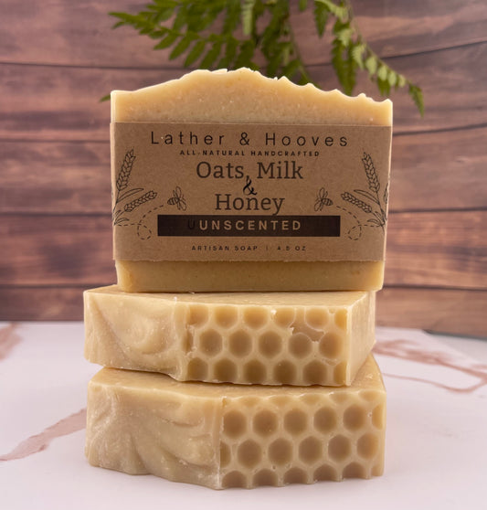 Oatmeal & Honey unscented - Wholesome, creamy, and kind to skin — just oats, honey, and farm-fresh milk.