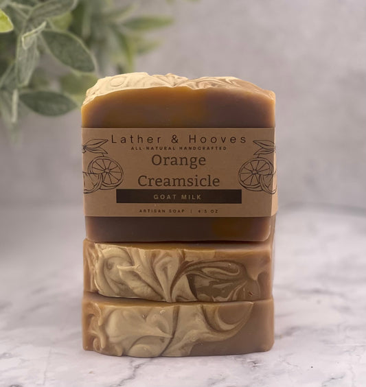 Orange Creamsicle - The classic orange-and-vanilla treat, reimagined in rustic charm.