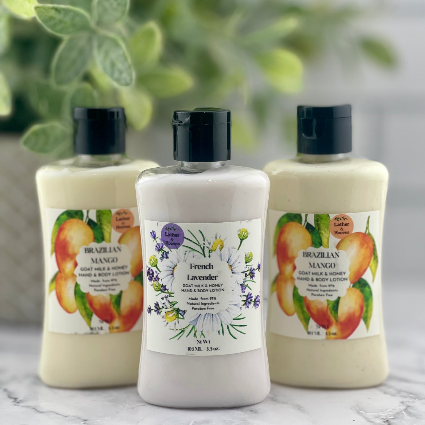 4 ounce Goat Milk & Honey Lotion | Natural Hydrating Body Lotion
