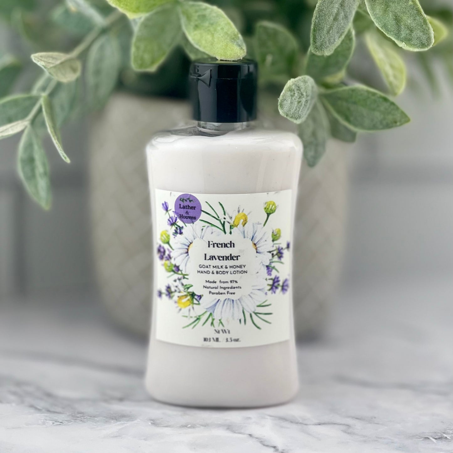 4 ounce Goat Milk & Honey Lotion | Natural Hydrating Body Lotion