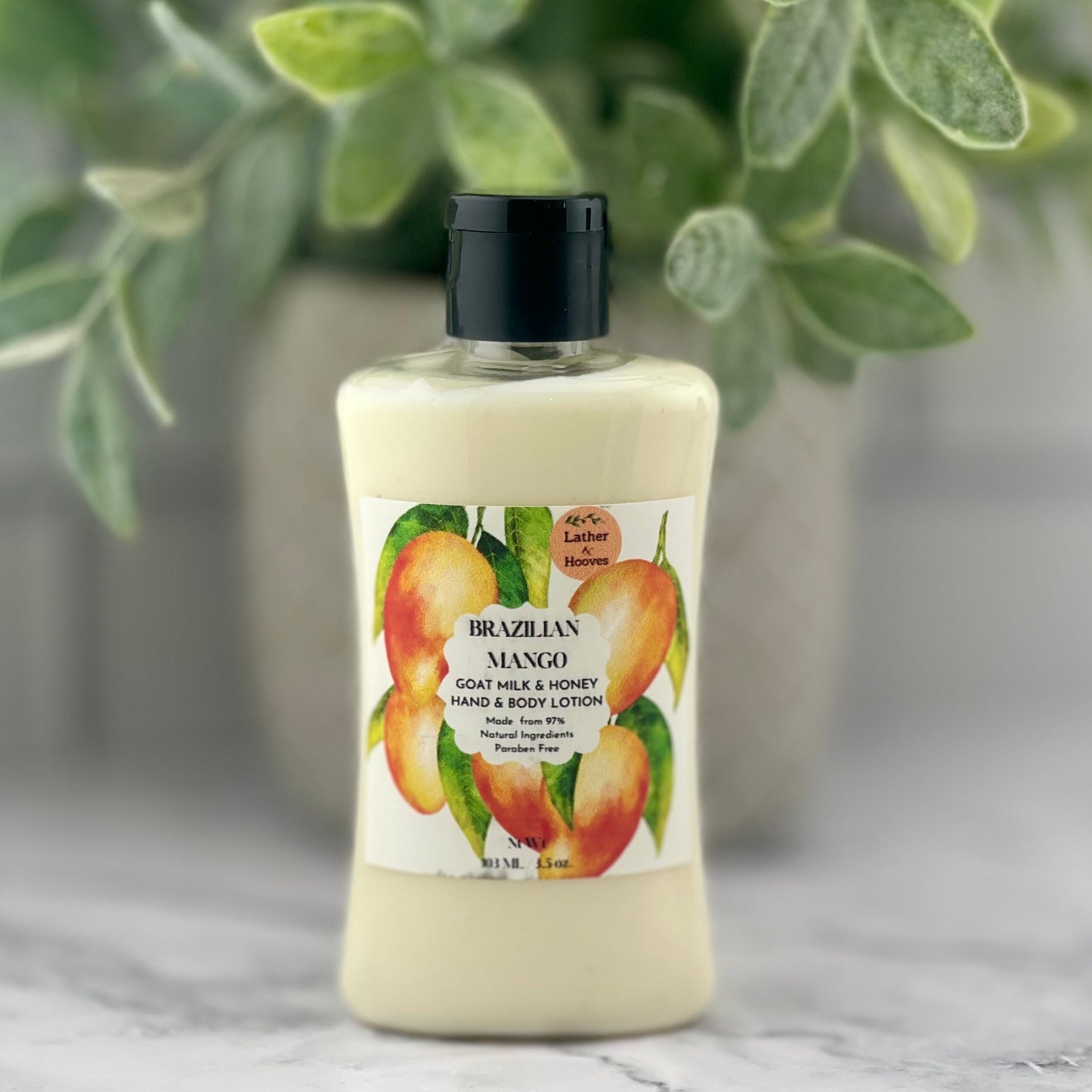 4 ounce Goat Milk & Honey Lotion | Natural Hydrating Body Lotion
