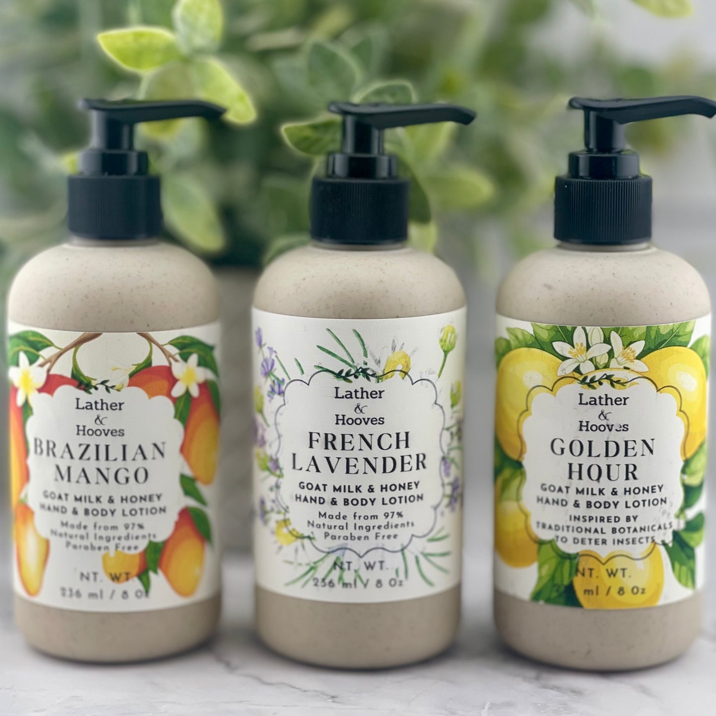 8 ounce - Hand and Body Goat Milk & Honey Lotion |