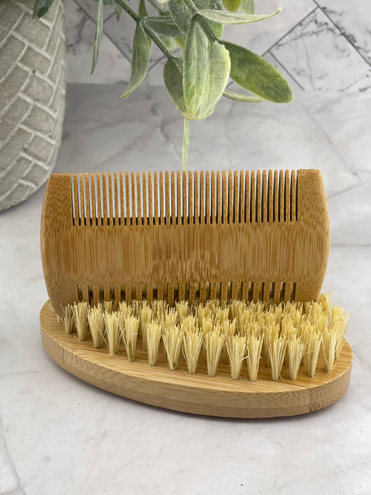 Beard Comb & Brush Combo